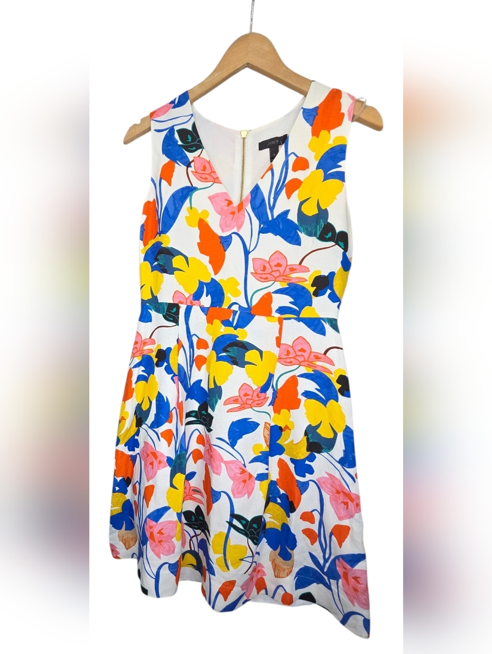 J. Crew Multicolor Floral Dress